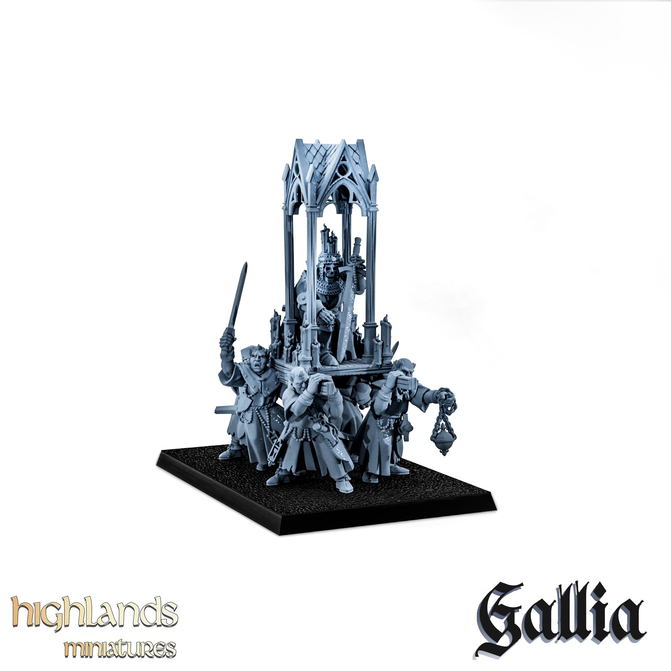 Grail Reliquary fantasy wargaming miniature designed by Highlands Miniatures 3D printed by Forgemaster Miniatures