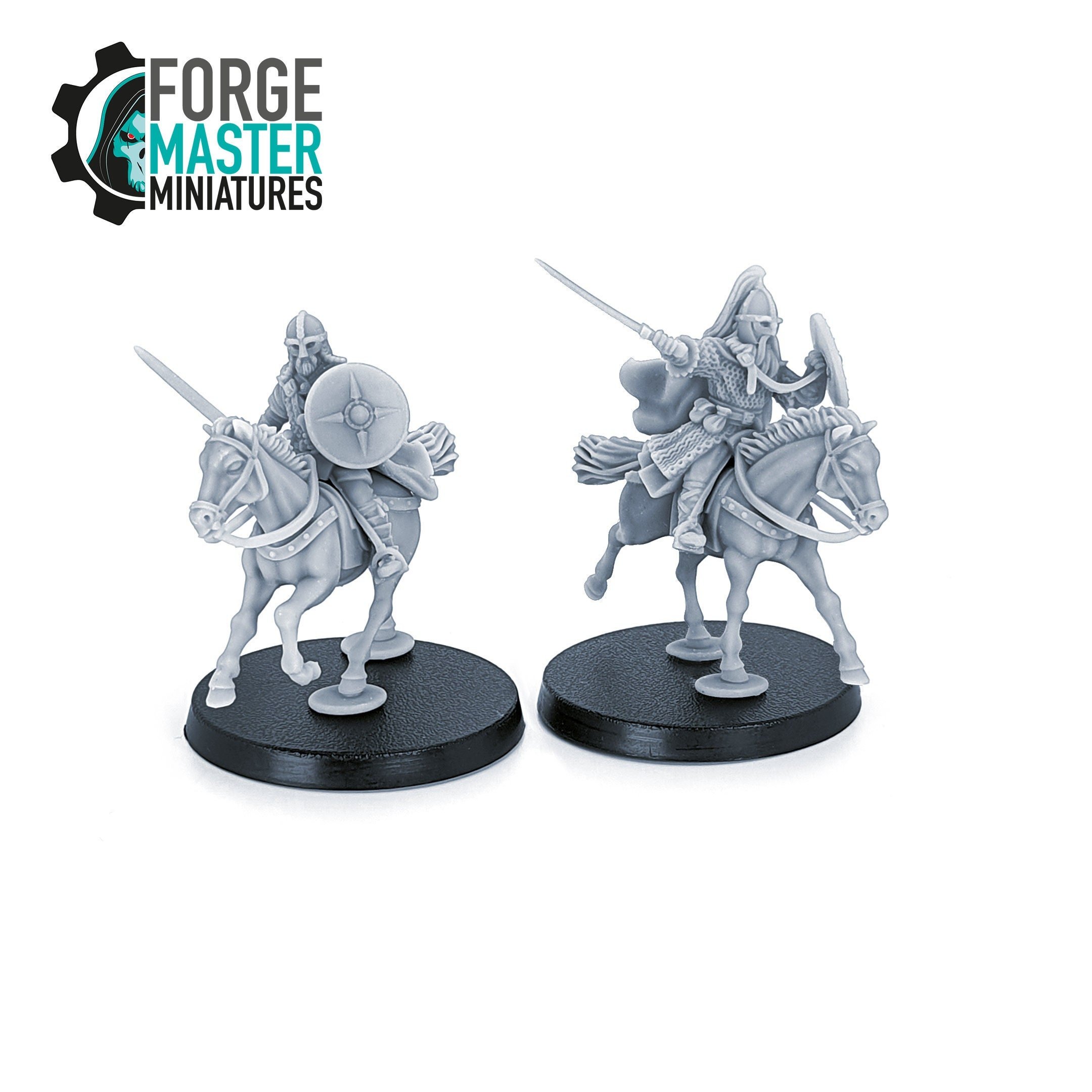 hengstland riders with swords and shields medbury miniatures wargaming forgemaster rohan middle earth