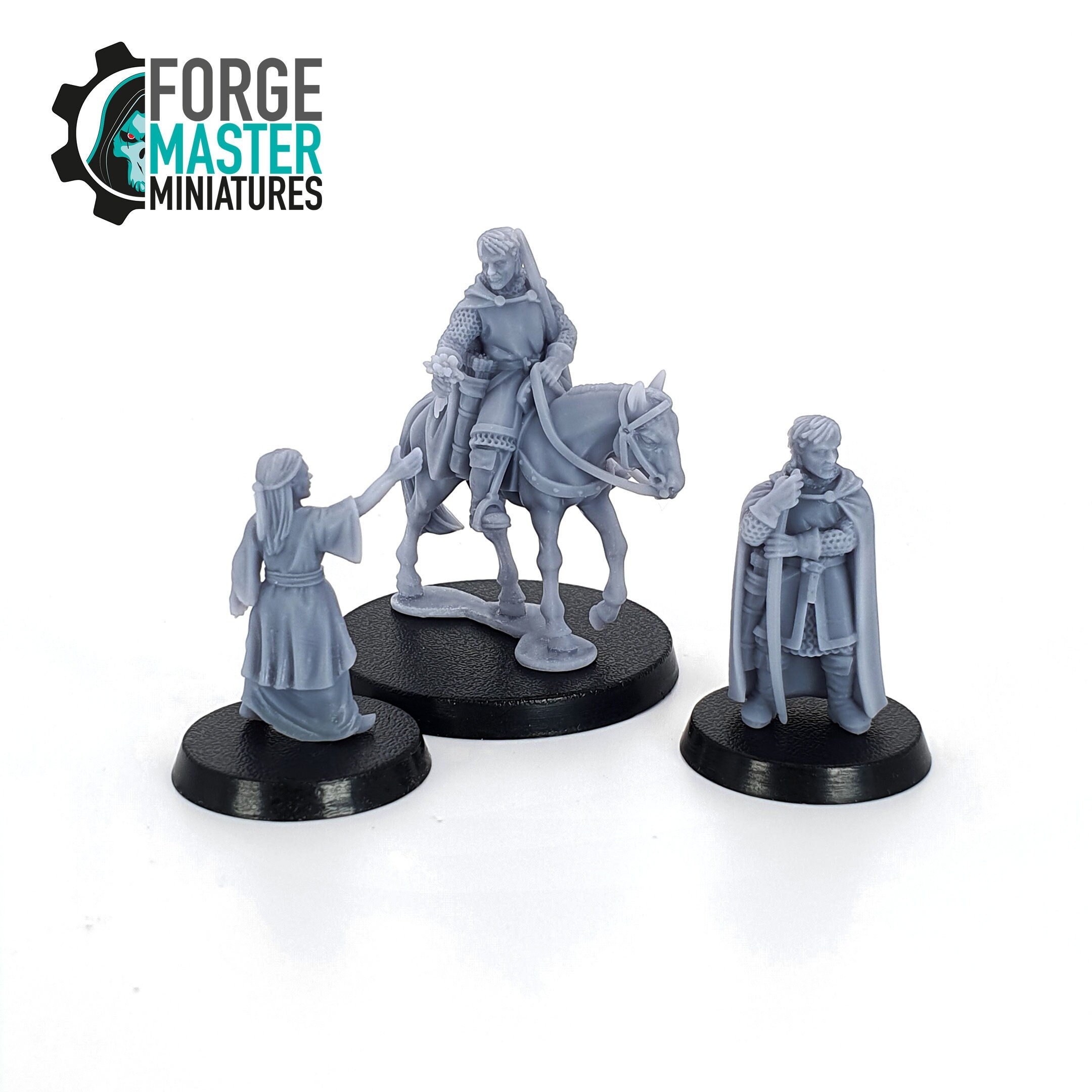 City Guard Captain miniatures by Medbury Miniatures