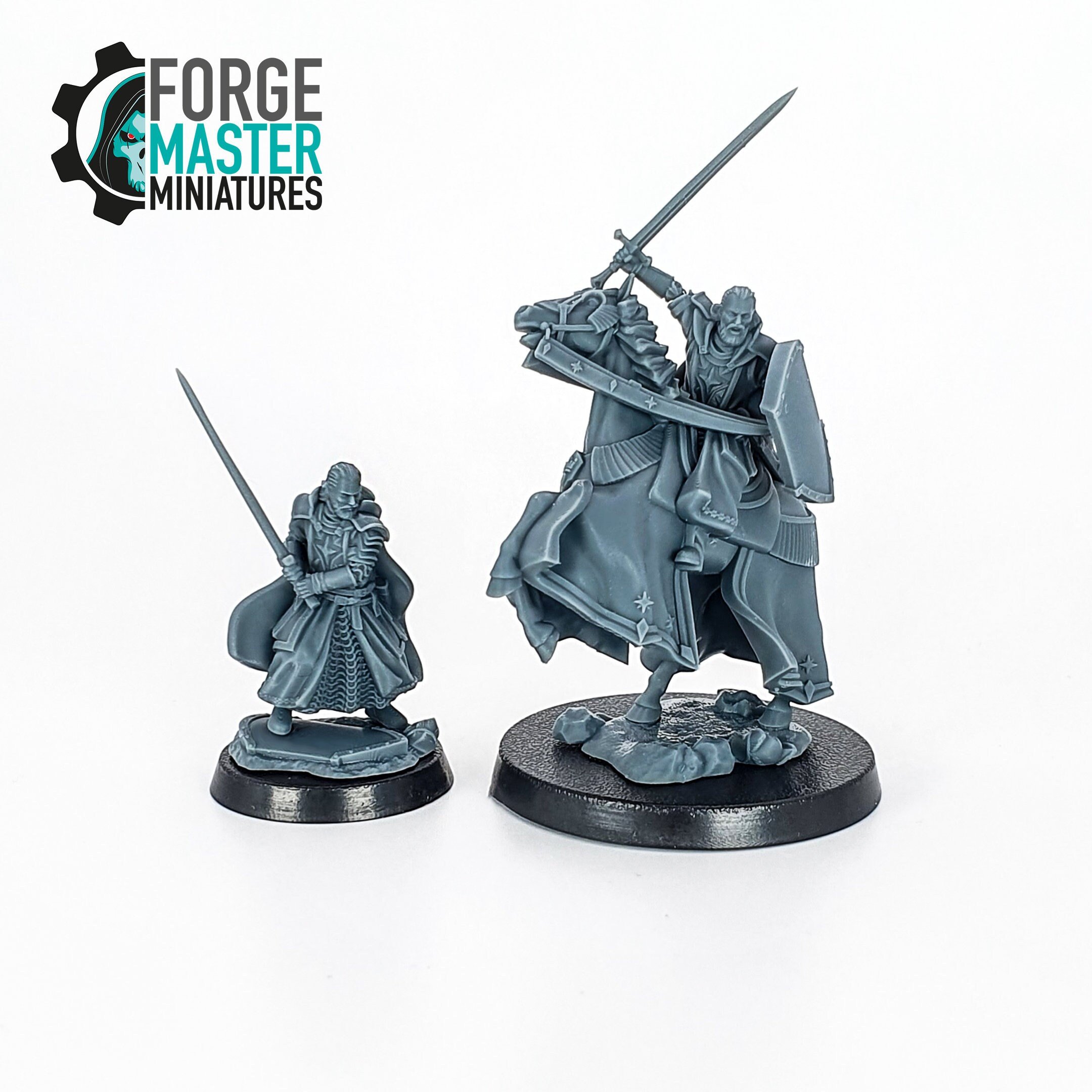 High Human King of the Last Alliance wargaming miniature by Davale Games Forgemaster Miniatures