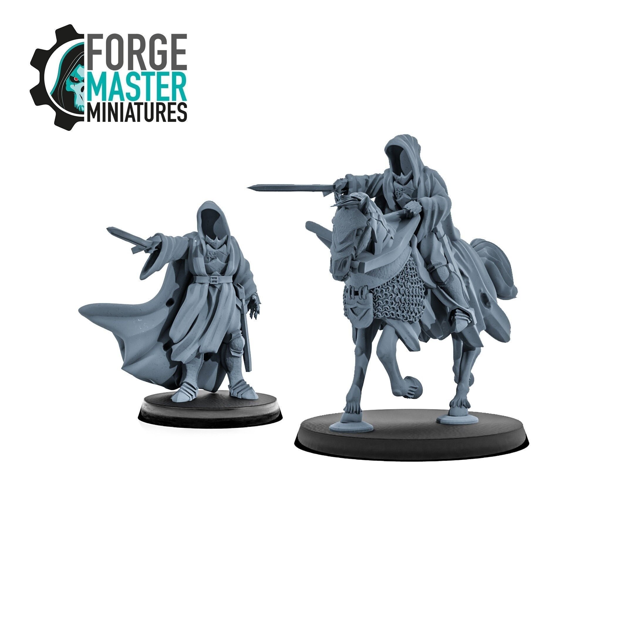 Southern Lord Wraith wargaming miniature by Kzk Minis 3D Printed by Forgemaster Miniatures