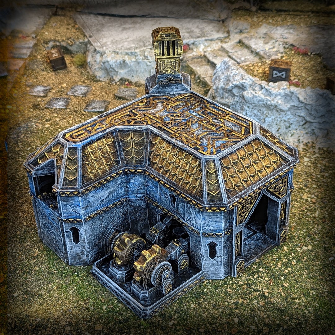 Smithy wargaming scenery and terrain by Conquest Creations 3D printed by Forgemaster Miniatures
