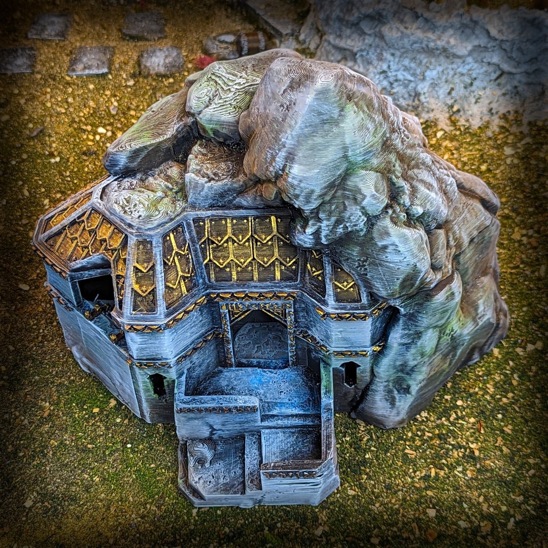 Mineshaft wargaming scenery and terrain by Conquest Creations 3D printed by Forgemaster Miniatures