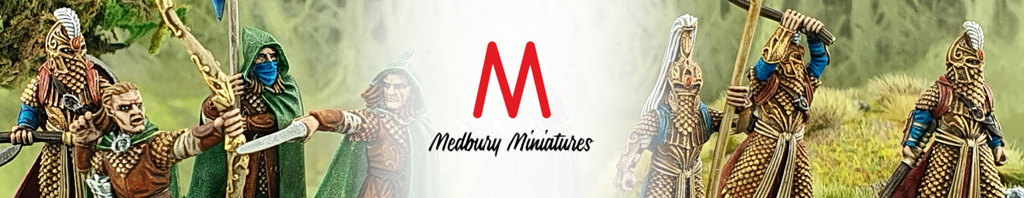 Medbury Miniatures wargaming miniatures banner