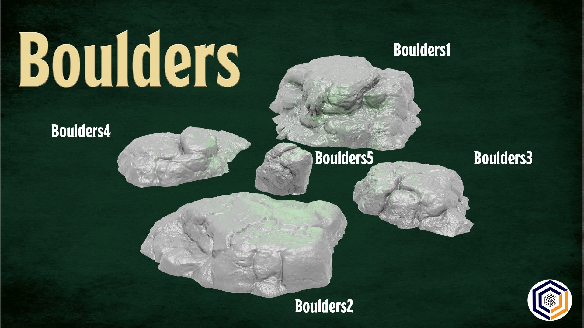 Wildlands Boulders ~ STL file