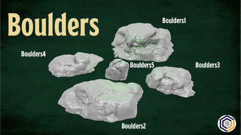 Wildlands Boulders ~ STL file