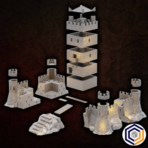 Castle of the Beacon ~ STL Bundle