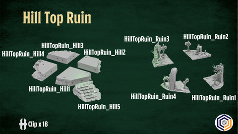 Hill Top Ruin ~ STL Set