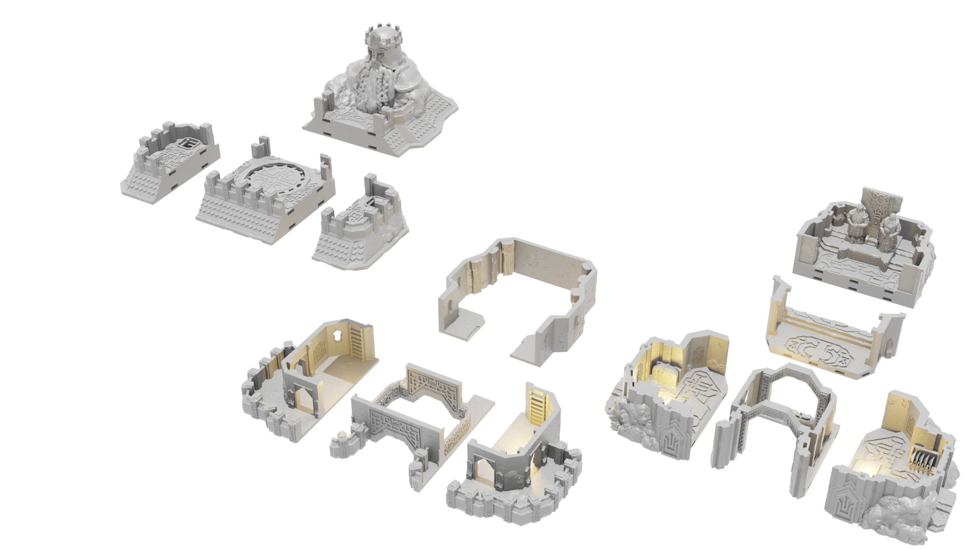 The Great Hall ~ Kingdom of Durak Deep (STL file)