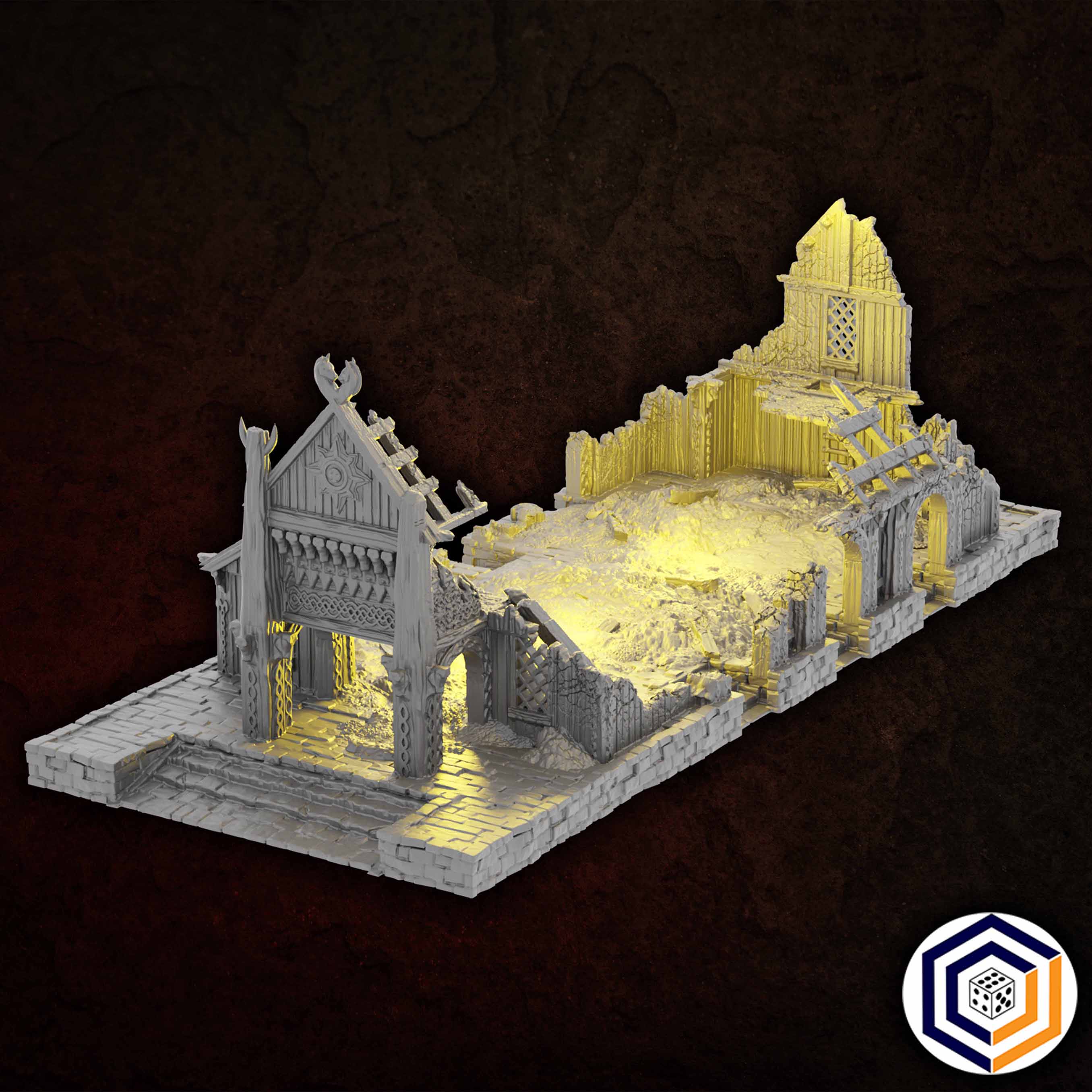 The Great Hall Ruined ~ Kingdom of Saxonia: Volume 2