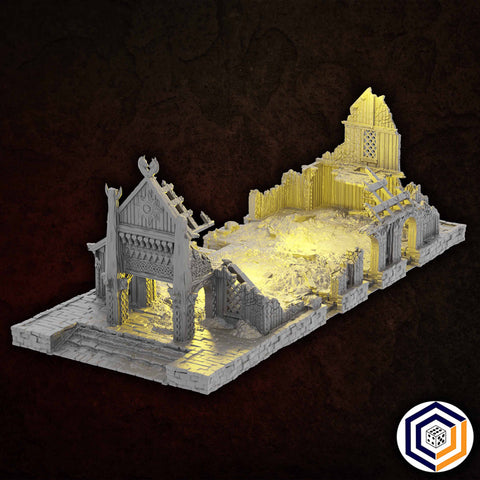 The Great Hall Ruined ~ Kingdom of Saxonia: Volume 2