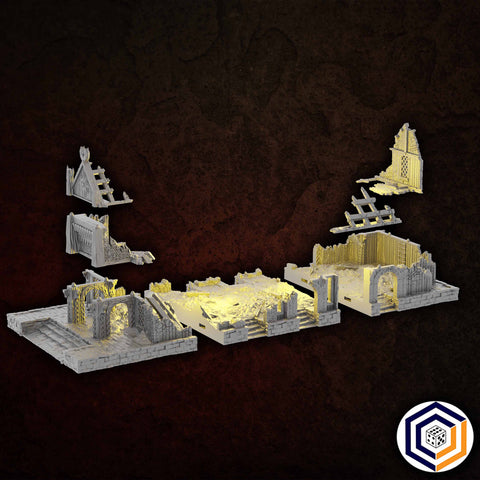 The Great Hall Ruined ~ Kingdom of Saxonia: Volume 2