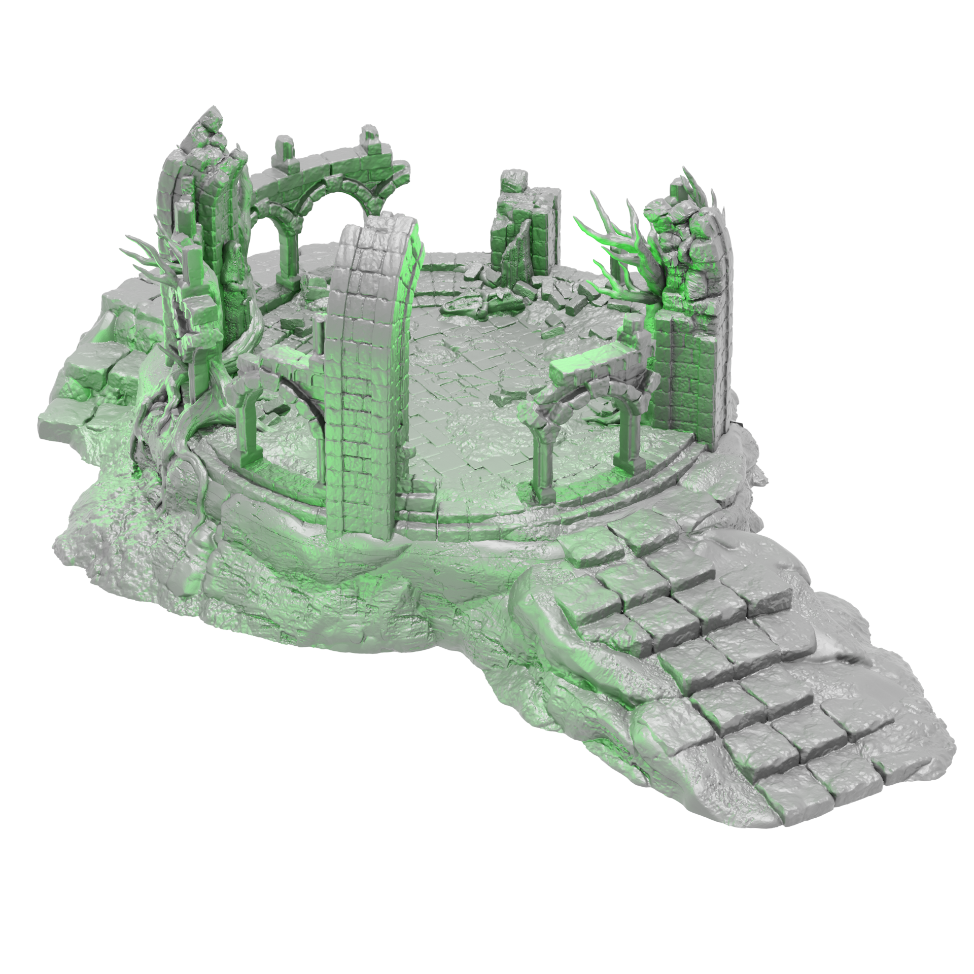 Hill Top Ruin ~ STL Set