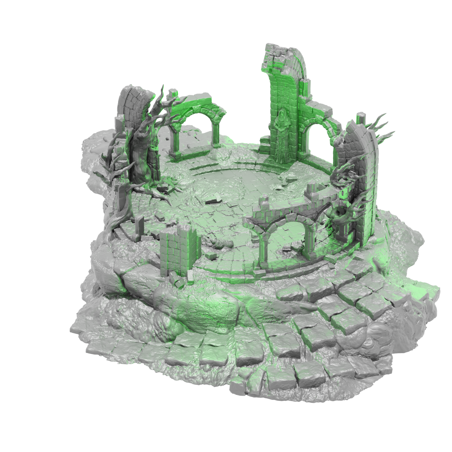 Hill Top Ruin ~ STL Set