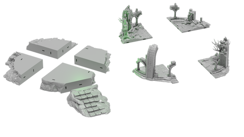 Hill Top Ruin ~ STL Set
