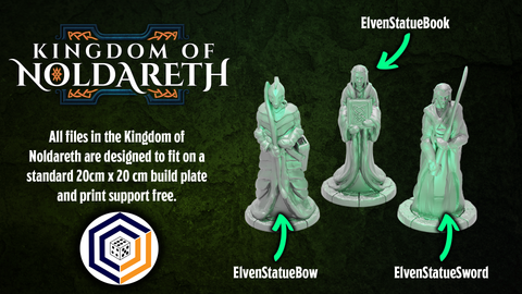 Elven Statues ~ Kingdom of Noldareth