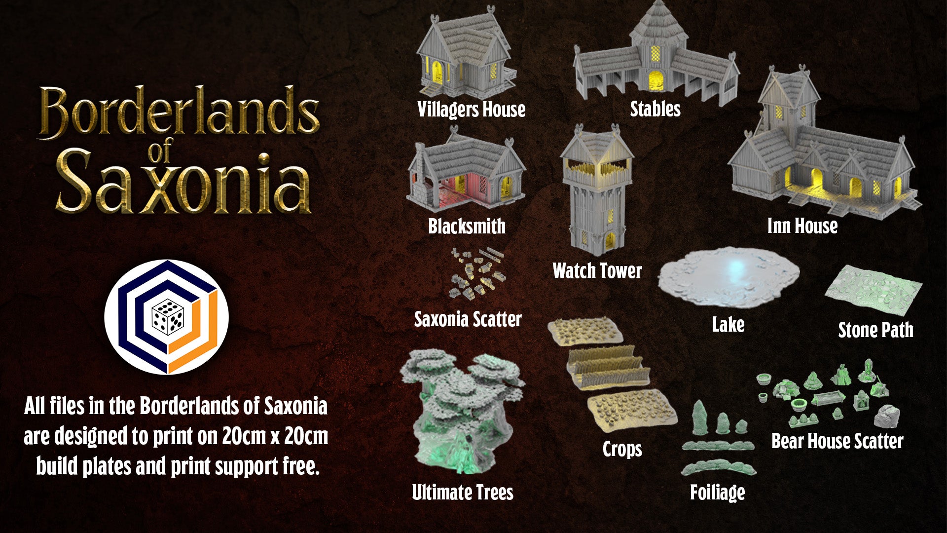 Borderlands of Saxonia ~ STL Bundle