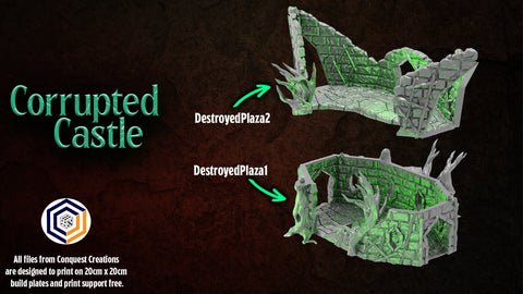 Destroyed Plaza ~ Corrupted Castle