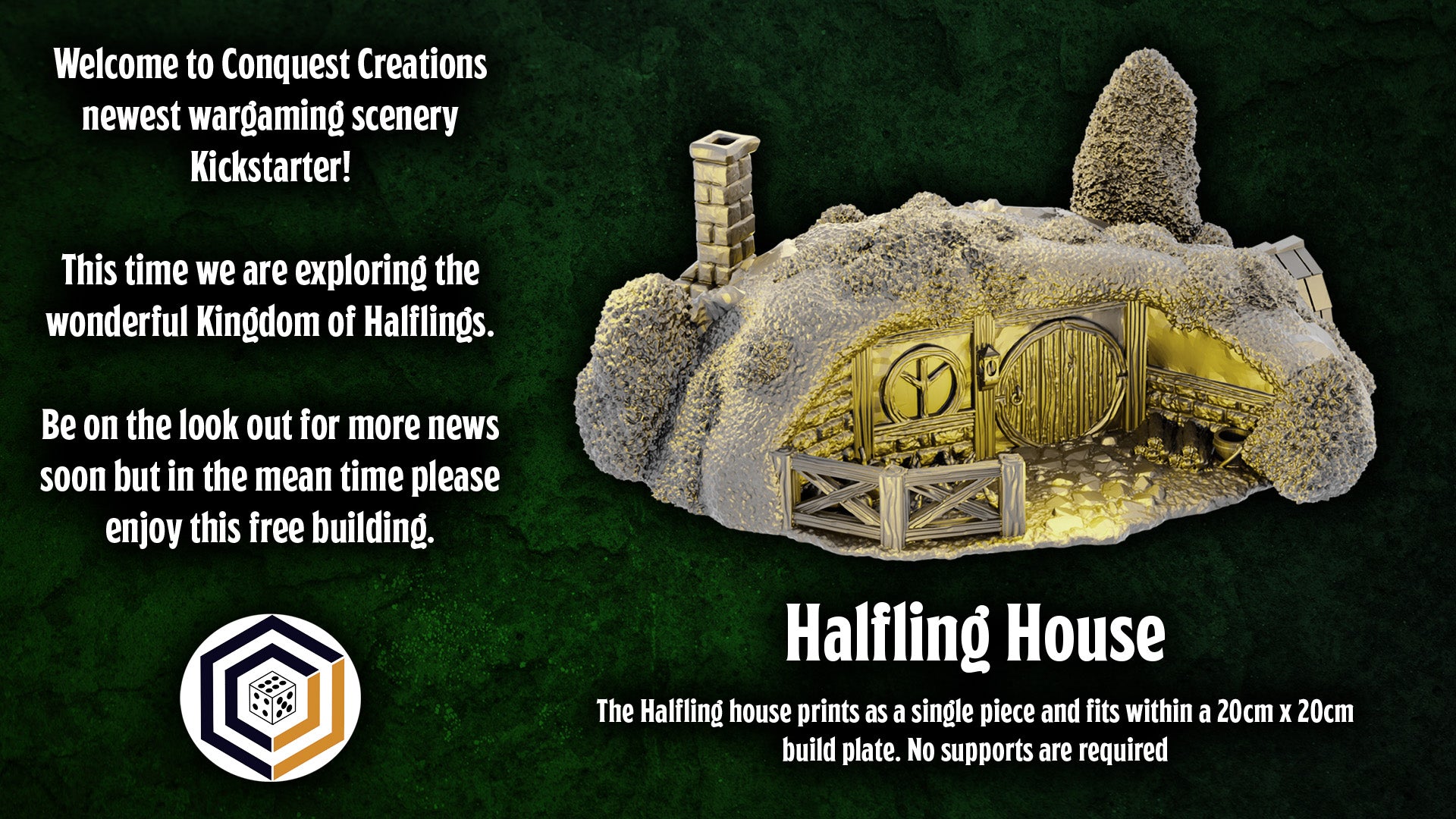 Halfling House ~ FREE STL