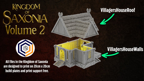 FREE Villagers House ~ Kingdom of Saxonia (Update)