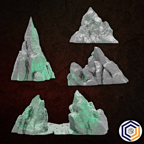 Large Rocks ~ Mountain Peak Set