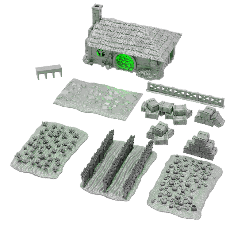 Halfling Farmstead ~ STL set