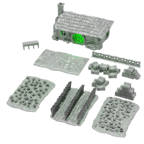 Halfling Farmstead ~ STL set