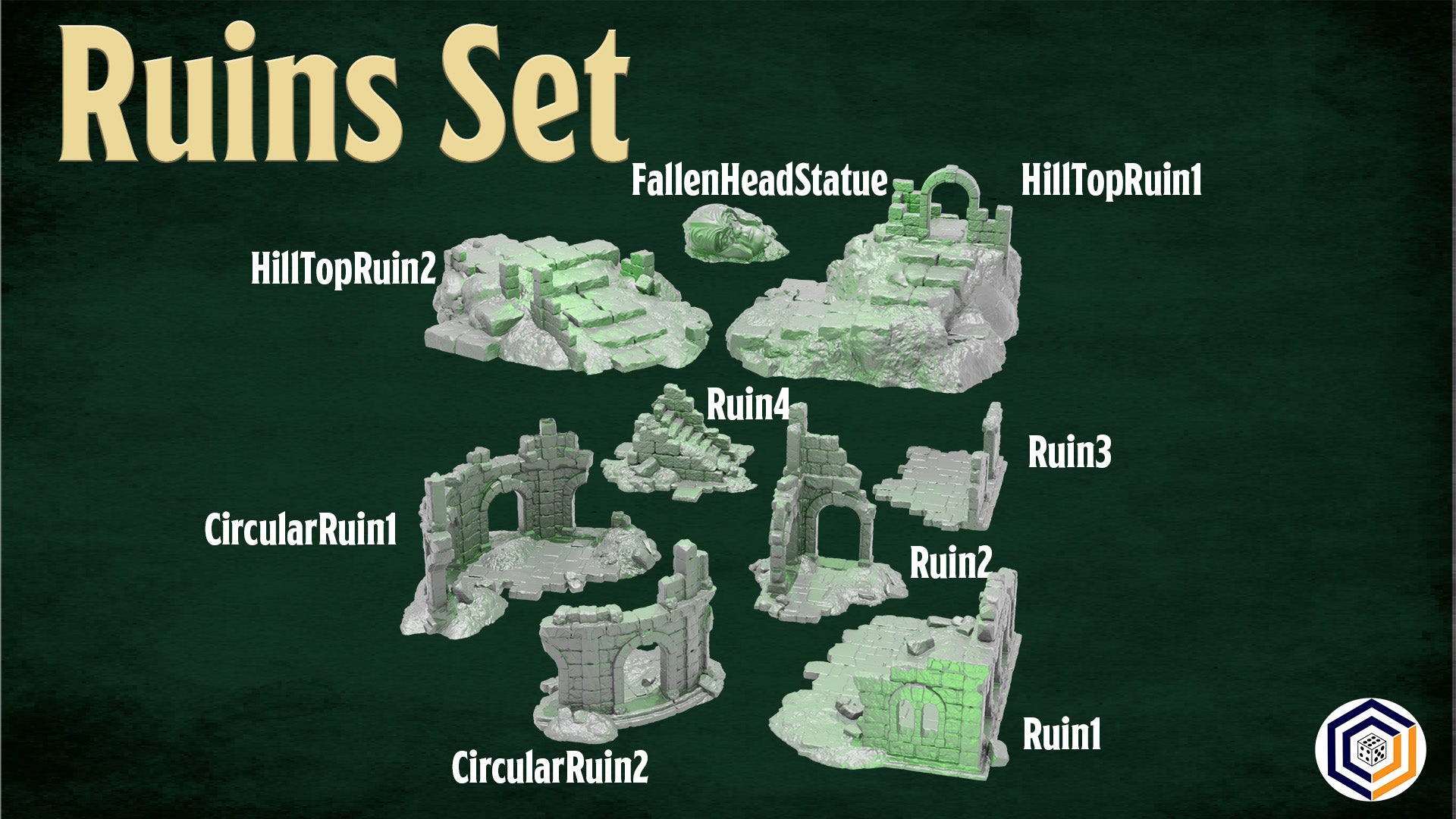 Ruins of the Wildlands ~ STL Bundle