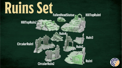 Ruins of the Wildlands ~ STL Bundle