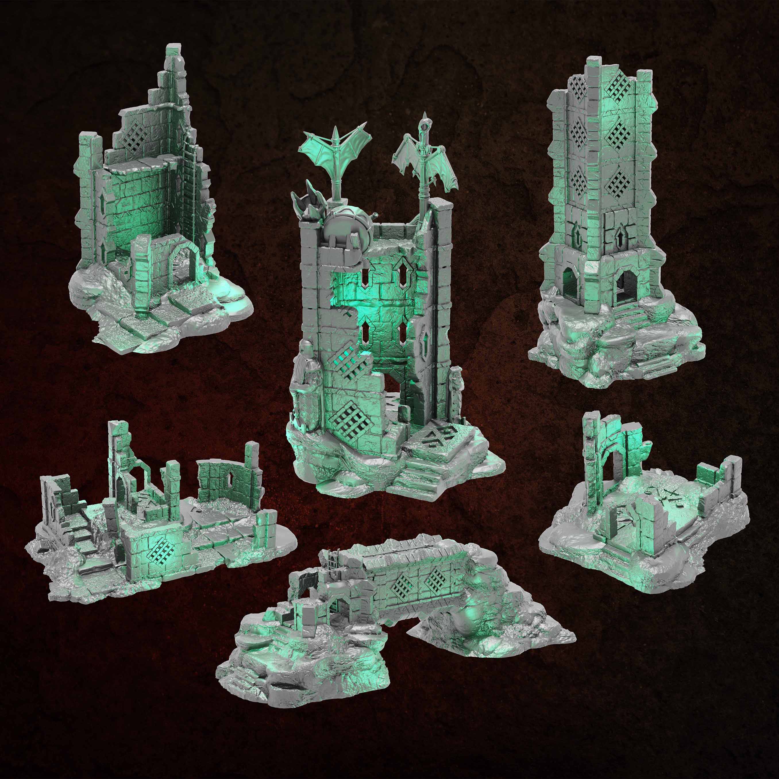 Ruins of Raven Peak ~ Full STL Set