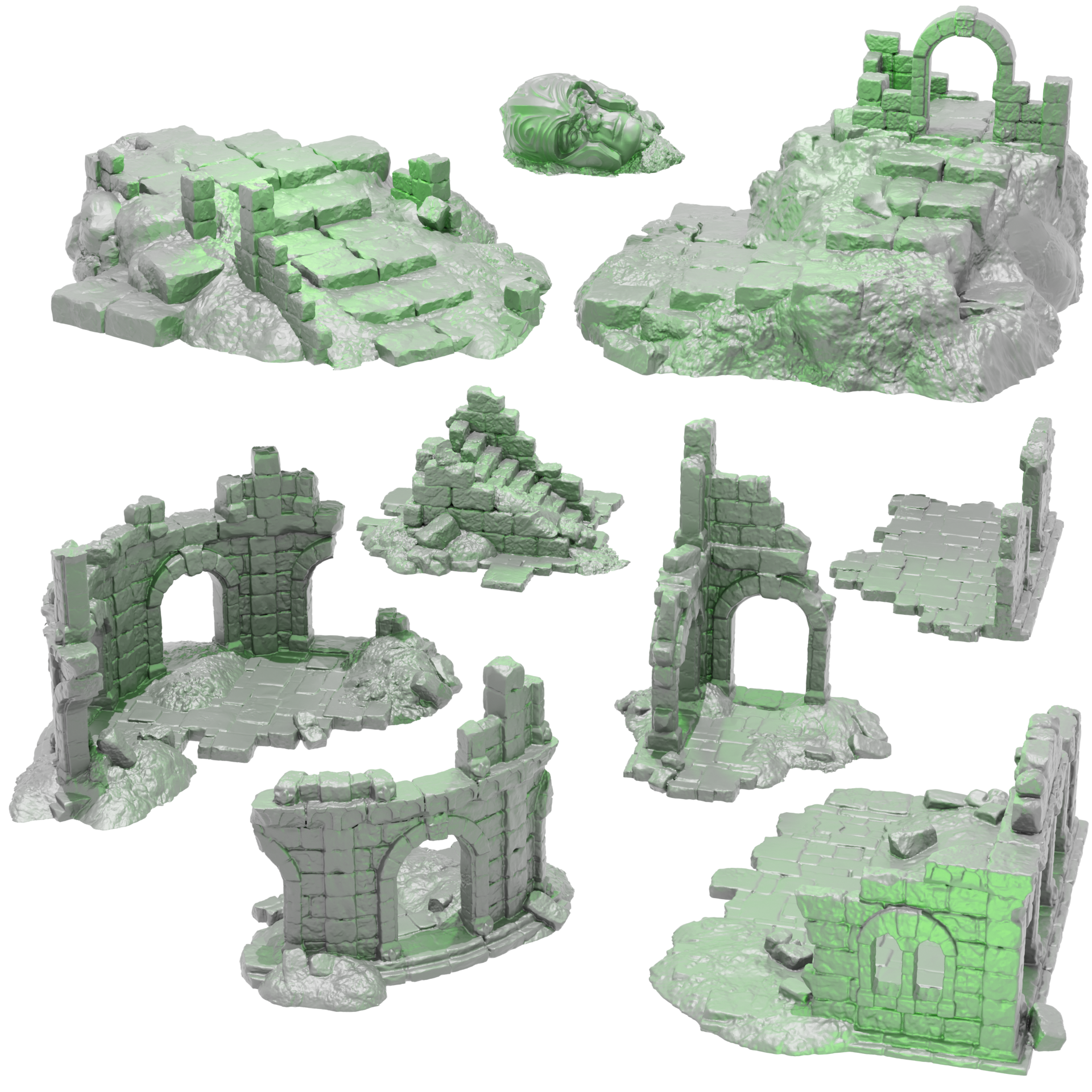 Ruins of the Wildlands ~ STL Bundle
