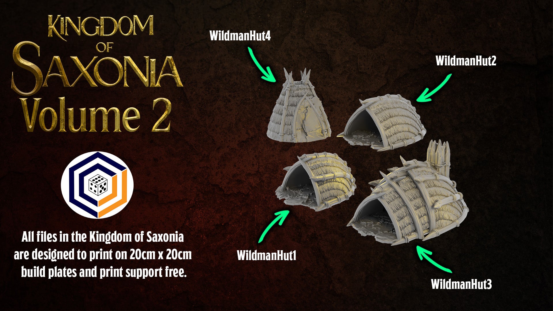 Wildman Huts ~ Kingdom of Saxonia: Volume 2