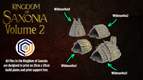 Wildman Huts ~ Kingdom of Saxonia: Volume 2