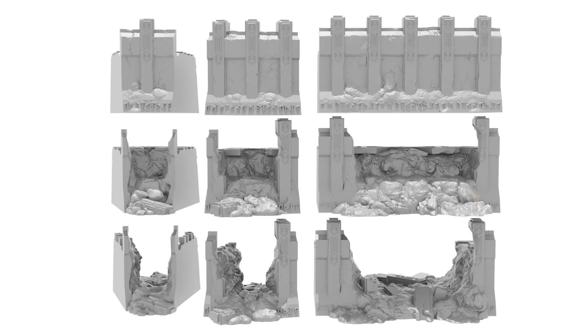 Modular Walls and Gate House ~ Kingdom of Durak Deep