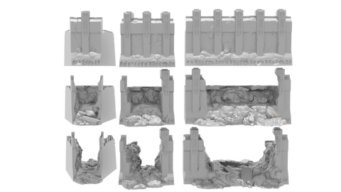Modular Walls and Gate House ~ Kingdom of Durak Deep