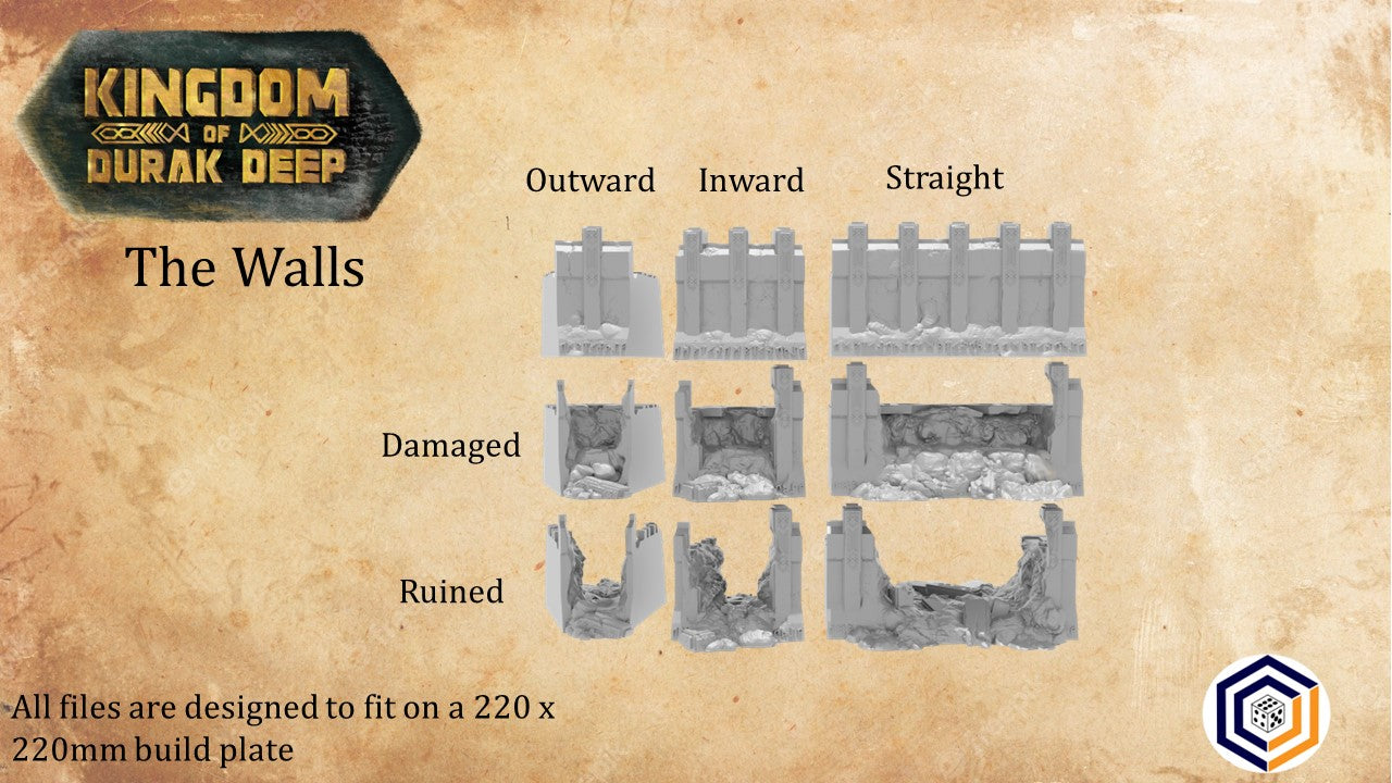 Modular Walls and Gate House ~ Kingdom of Durak Deep