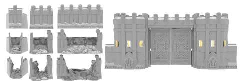 Modular Walls and Gate House ~ Kingdom of Durak Deep