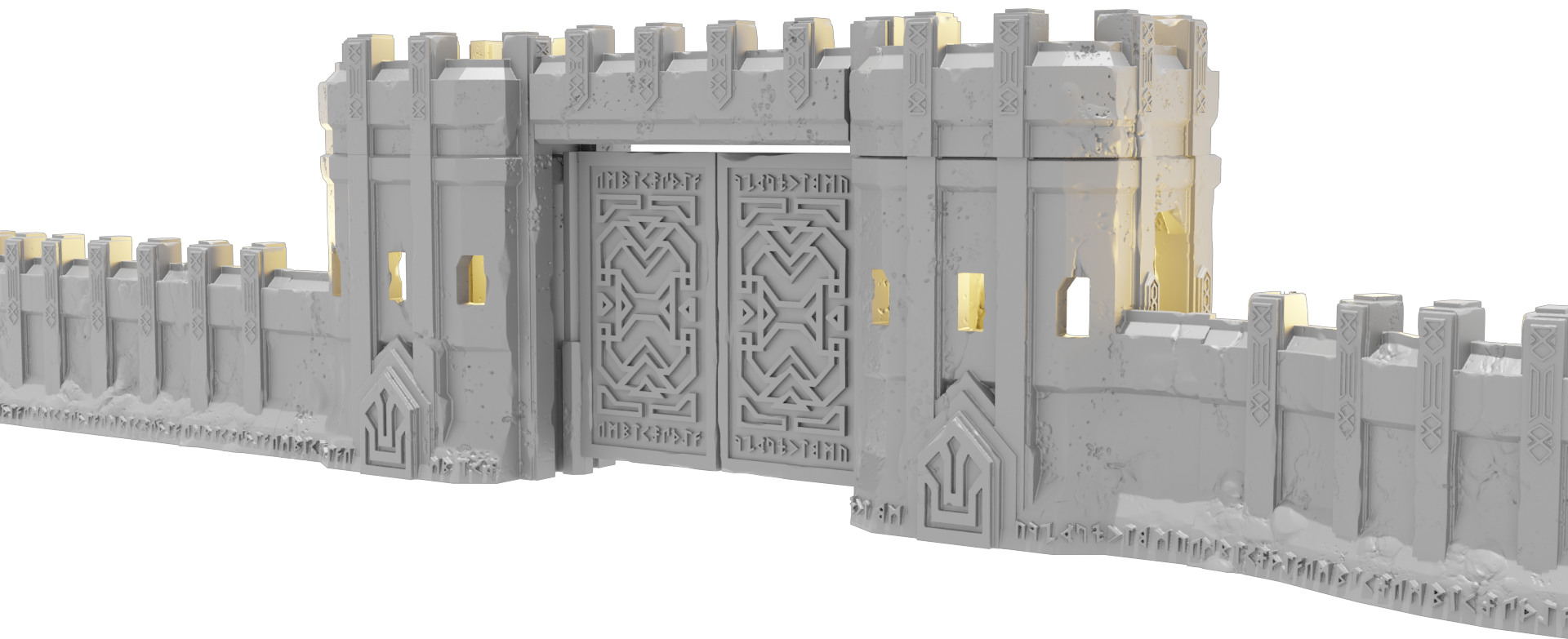 Modular Walls and Gate House ~ Kingdom of Durak Deep