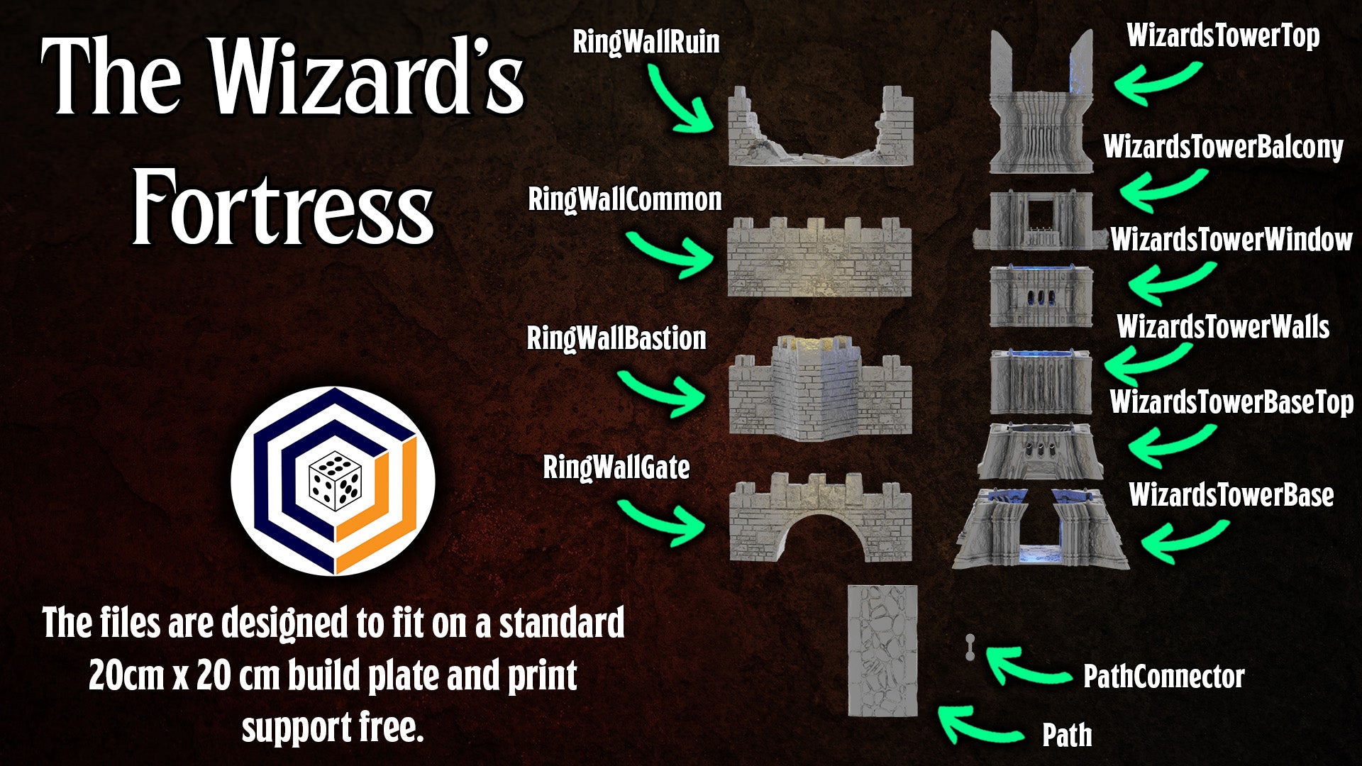 Wizards Tower ~ STL Set